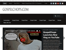 Tablet Screenshot of gospelchops.com